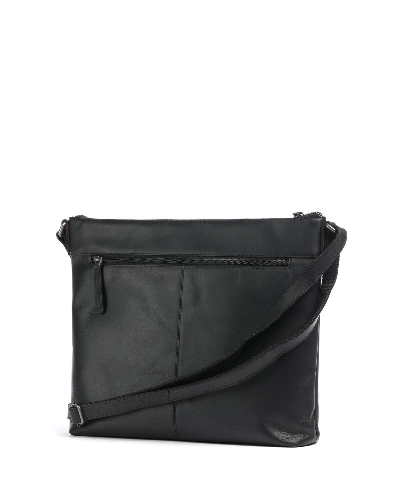 The Chesterfield Brand Cow Wax Pull Up Cartagena Crossbody bag black