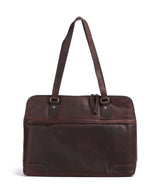 The Chesterfield Brand Cow Wax Pull Up Branson Torba na ramię brown