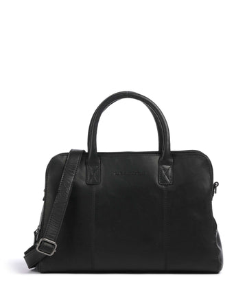 The Chesterfield Brand Cow Wax Pull Up Layton Torebka black
