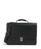 The Chesterfield Brand Cow Wax Pull Up Glenwood Aktówka black