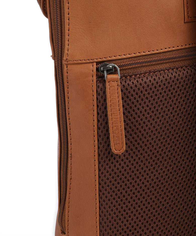 The Chesterfield Brand Cow Wax Pull Up Larsson Backpack cognac