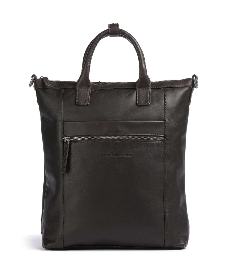 The Chesterfield Brand Cow Wax Pull Up Luisa Backpack bag brown