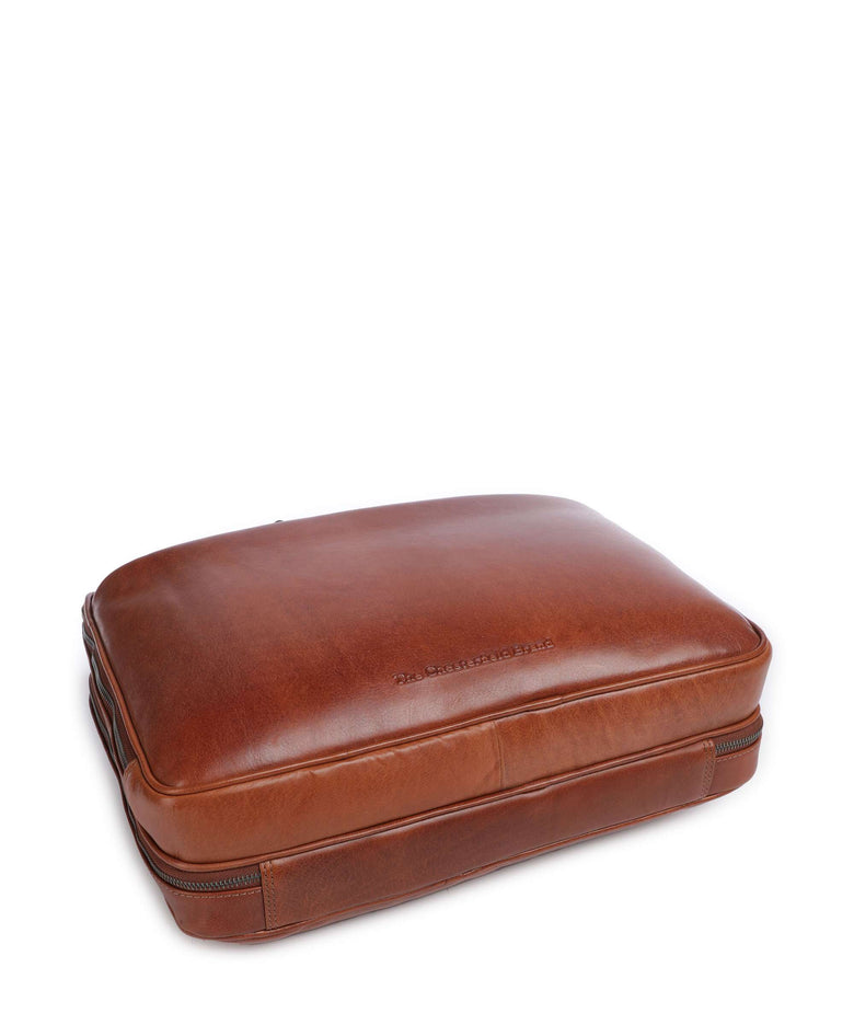 The Chesterfield Brand Novum Iseo Briefcase cognac