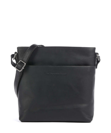 The Chesterfield Brand Wax Pull Up Cow Navene Torba przez ramię black