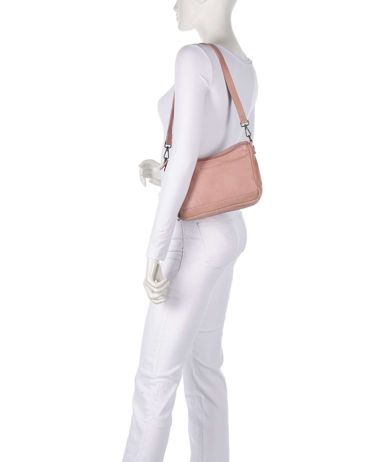 The Chesterfield Brand Washed Waxed Cow Irving Shoulder bag vintage rose