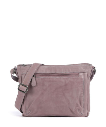 The Chesterfield Brand Washed Waxed Cow Aston Torba przez ramię lavender lila