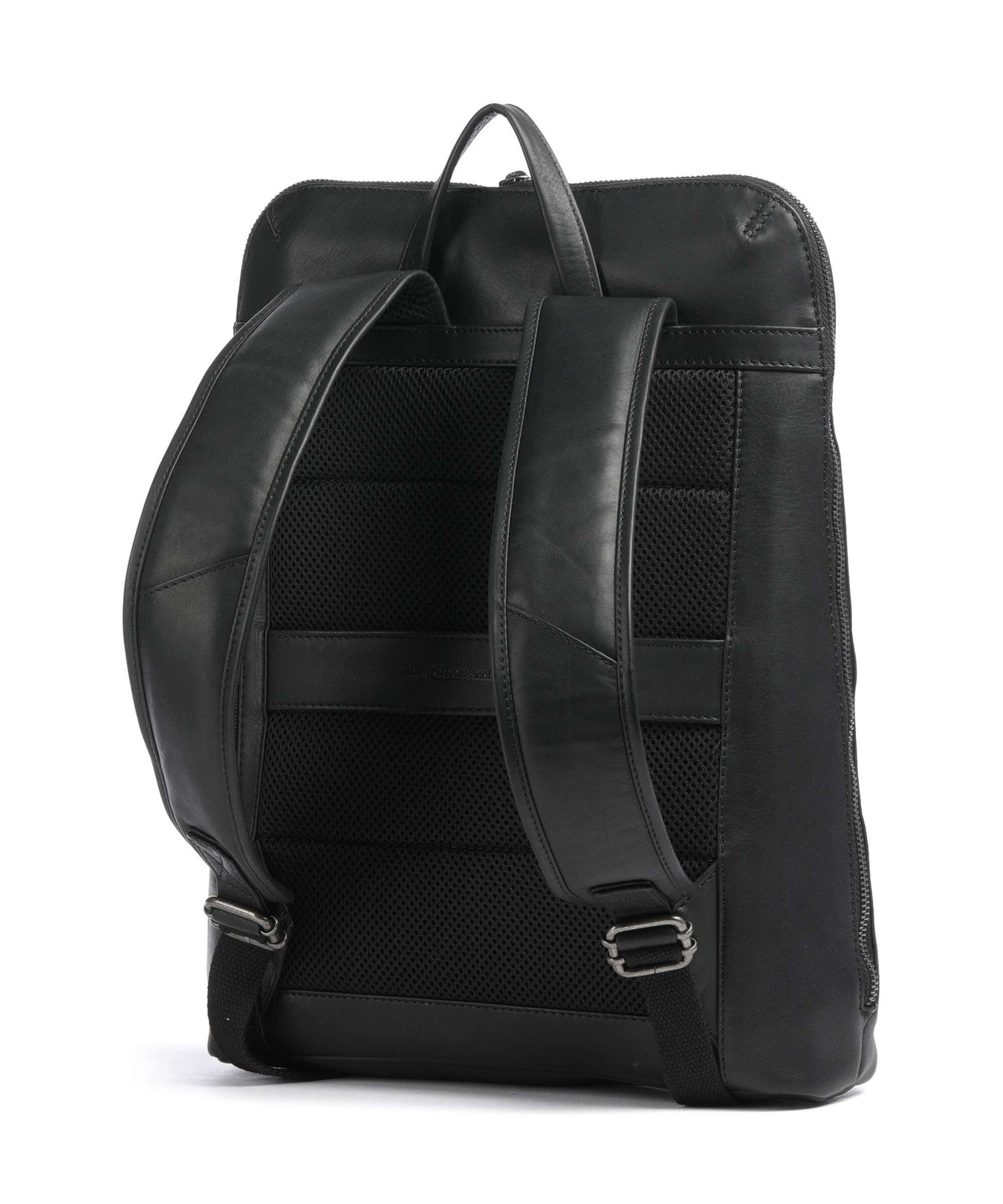 The Chesterfield Brand Wax Pull Up Cow Filmore Backpack black