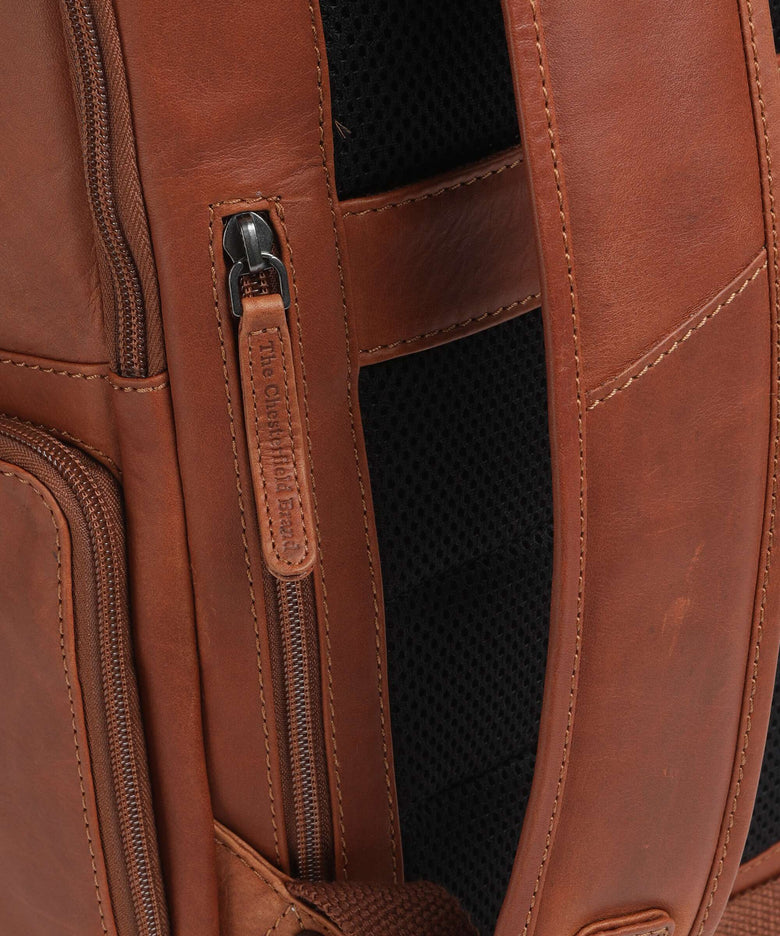 The Chesterfield Brand Wax Pull Up Cow Lennox Backpack cognac