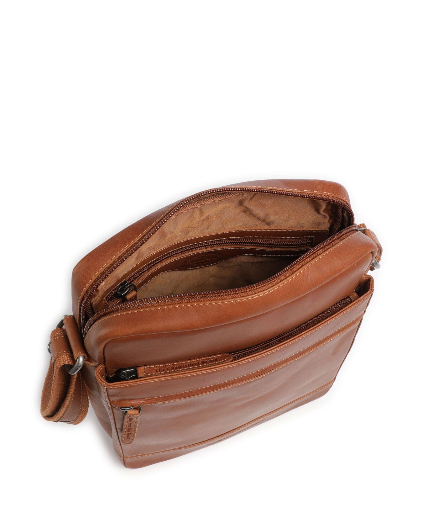 The Chesterfield Brand Wax Pull Up Cow Anzora Crossbody bag cognac