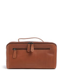 The Chesterfield Brand Wax Pull Up Cow Trevia Toiletry bag cognac