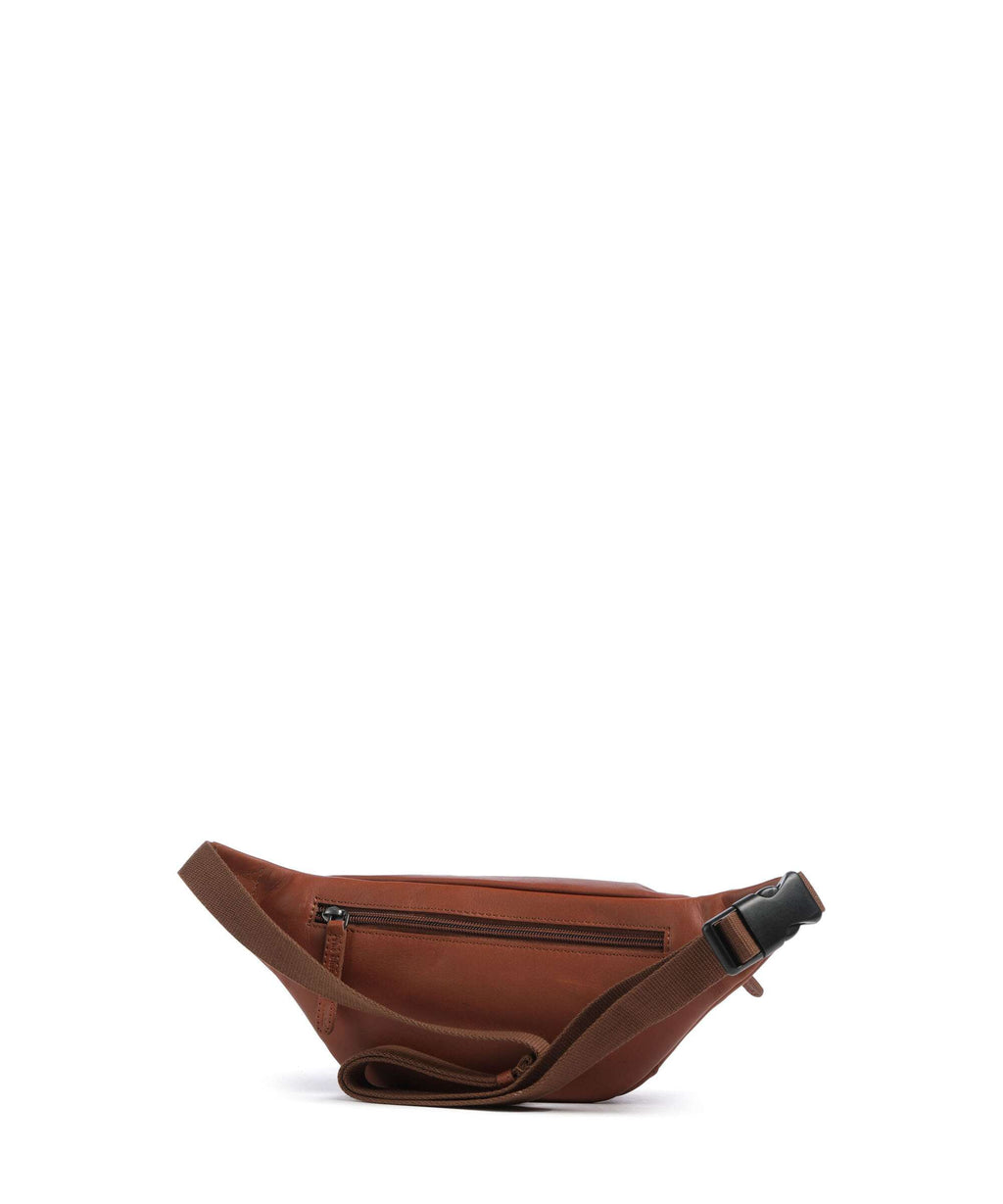 The Chesterfield Brand Wax Pull Up Cow Brana Fanny pack cognac