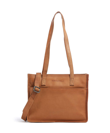 The Chesterfield Brand Wax Pull Up Cow Estella Torba na zakupy cognac