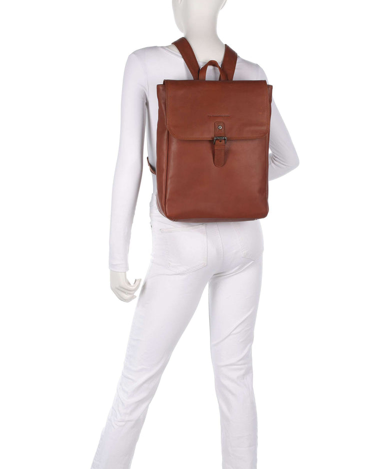 The Chesterfield Brand Wax Pull Up Cow Farrow Backpack cognac