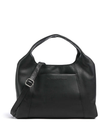 The Chesterfield Brand Wax Pull Up Cow Salina Torebka black