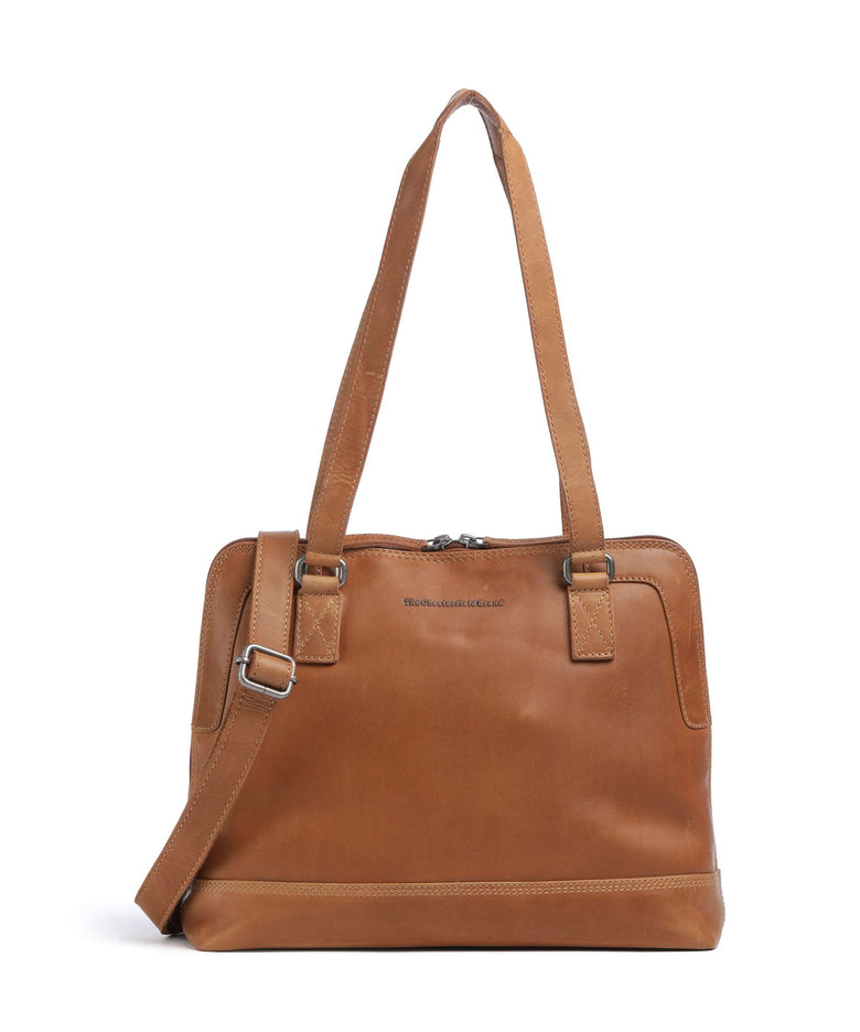 The Chesterfield Brand Wax Pull Up Cow Seron Tote bag cognac
