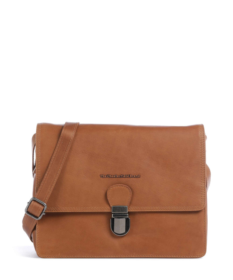 The Chesterfield Brand Wax Pull Up Cow Lunor Crossbody bag cognac