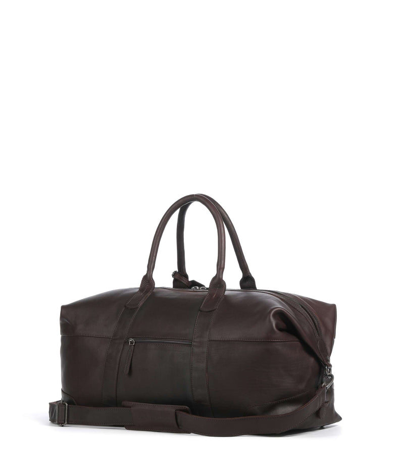 The Chesterfield Brand Wax Pull Up Cow Portsmouth 2 Weekend bag brown
