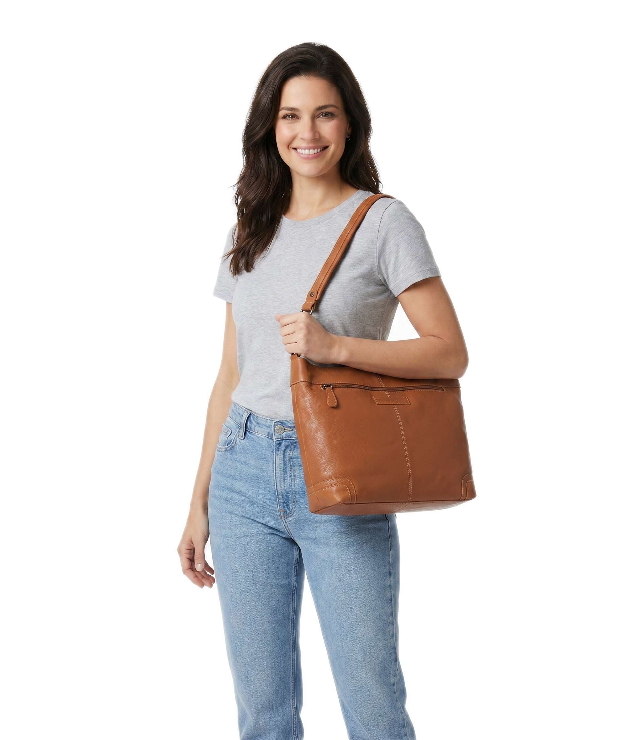 The Chesterfield Brand Serene Astero Hobo bag cognac
