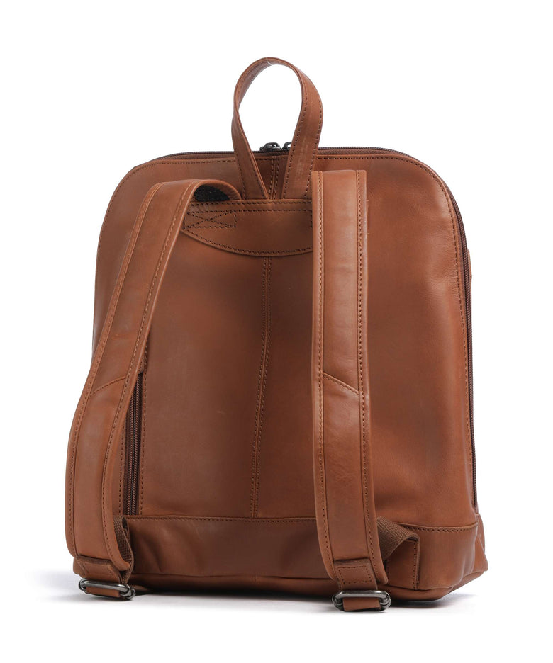 The Chesterfield Brand Wax Pull Up Cow Tigris Backpack cognac
