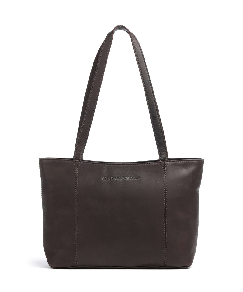 The Chesterfield Brand Wax Pull Up Cow Anira Tote bag brown