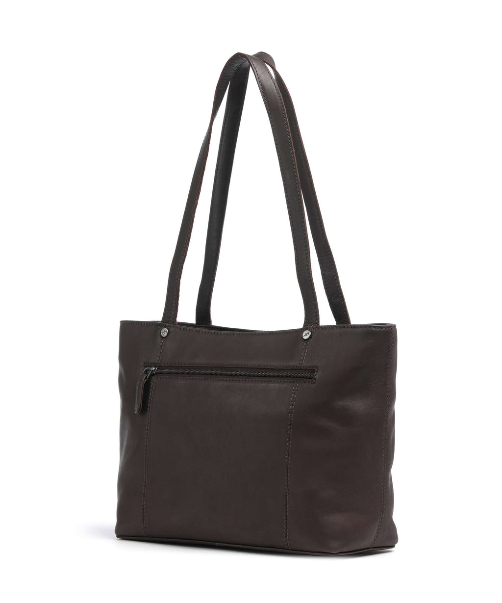 The Chesterfield Brand Wax Pull Up Cow Anira Tote bag brown