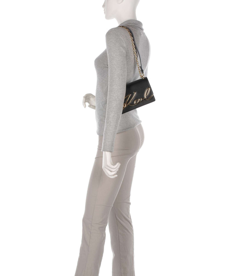 Karl Lagerfeld K/Signature Small Shoulder bag black/gold