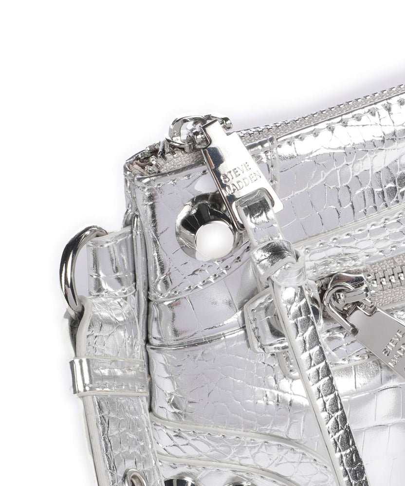 Steve Madden BDOVA Clutch bag silver