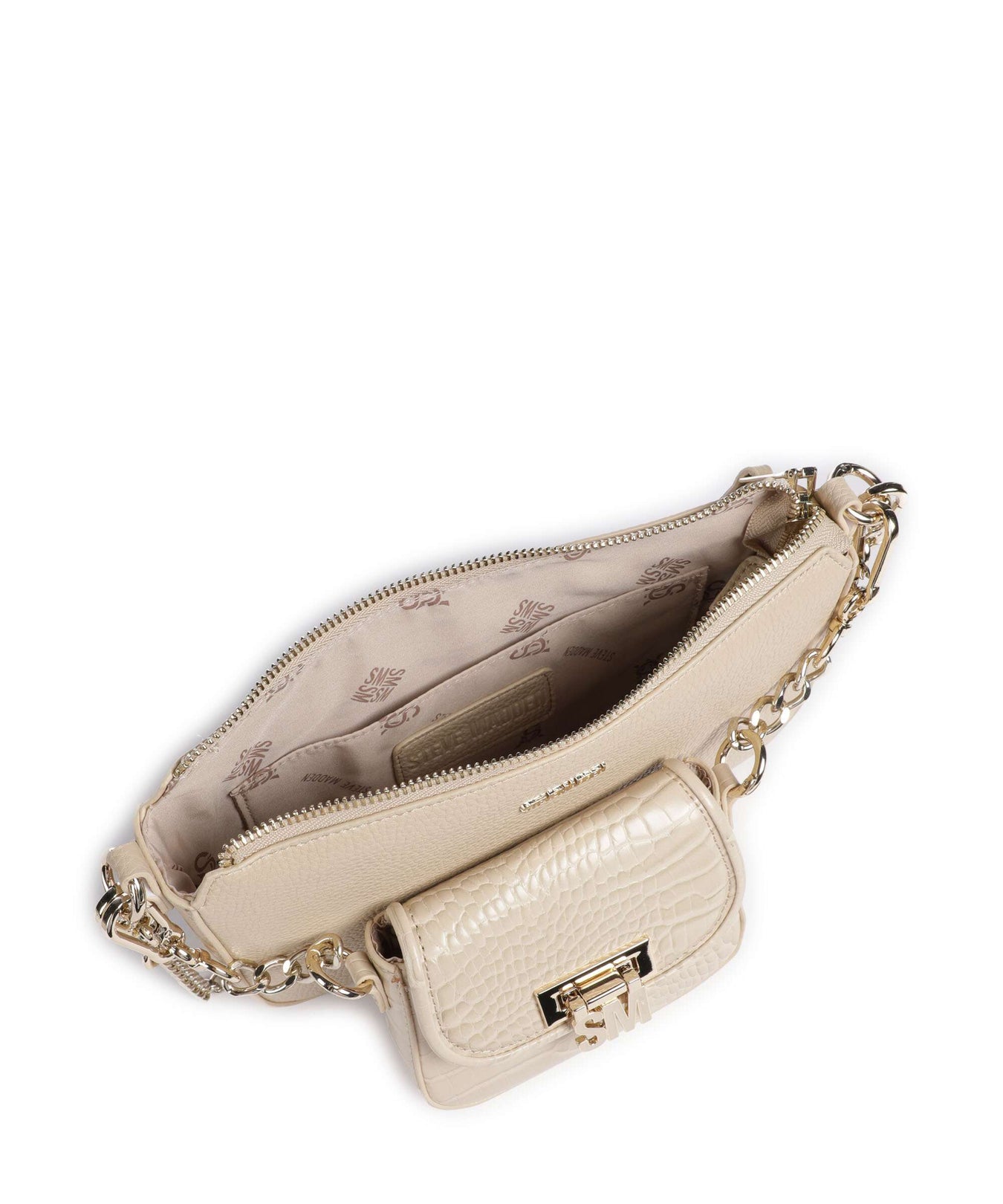 Steve Madden BURGE Shoulder bag bone
