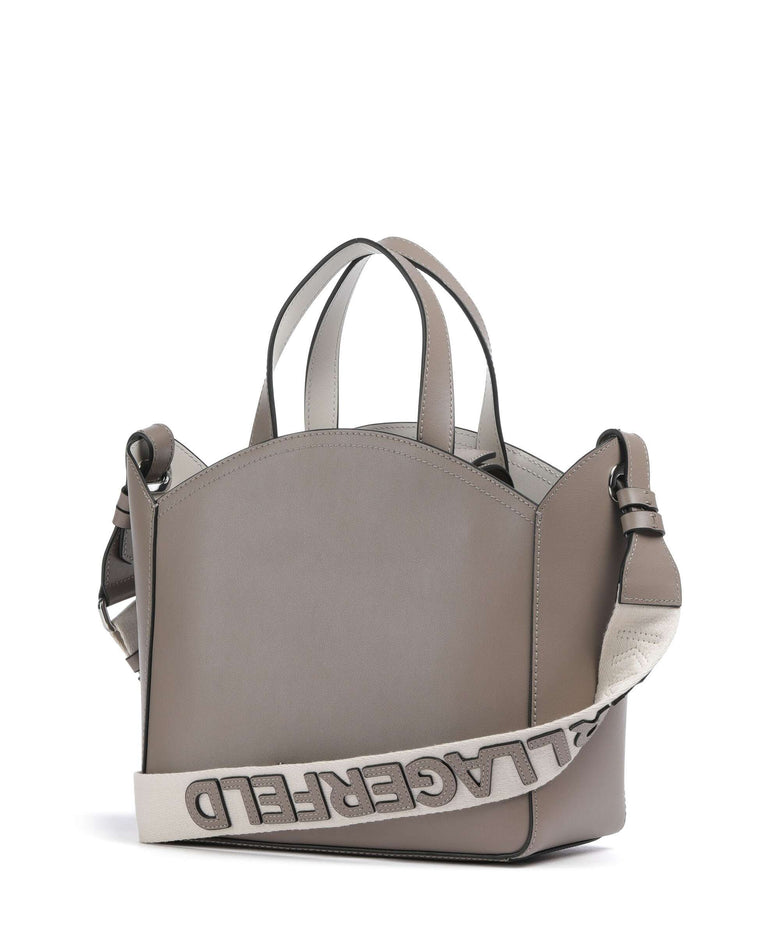 Karl Lagerfeld K/Circle Small Handbag ash grey