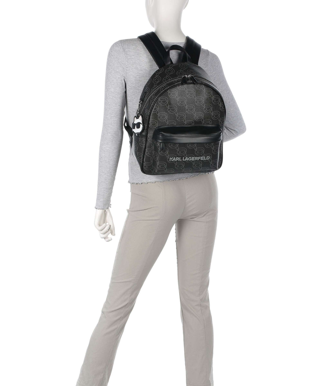 Karl Lagerfeld Ikon Mono Backpack black