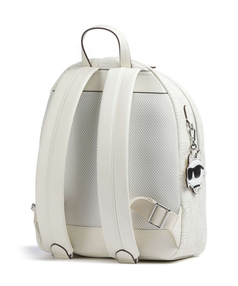 Karl Lagerfeld Ikon Mono Backpack offwhite