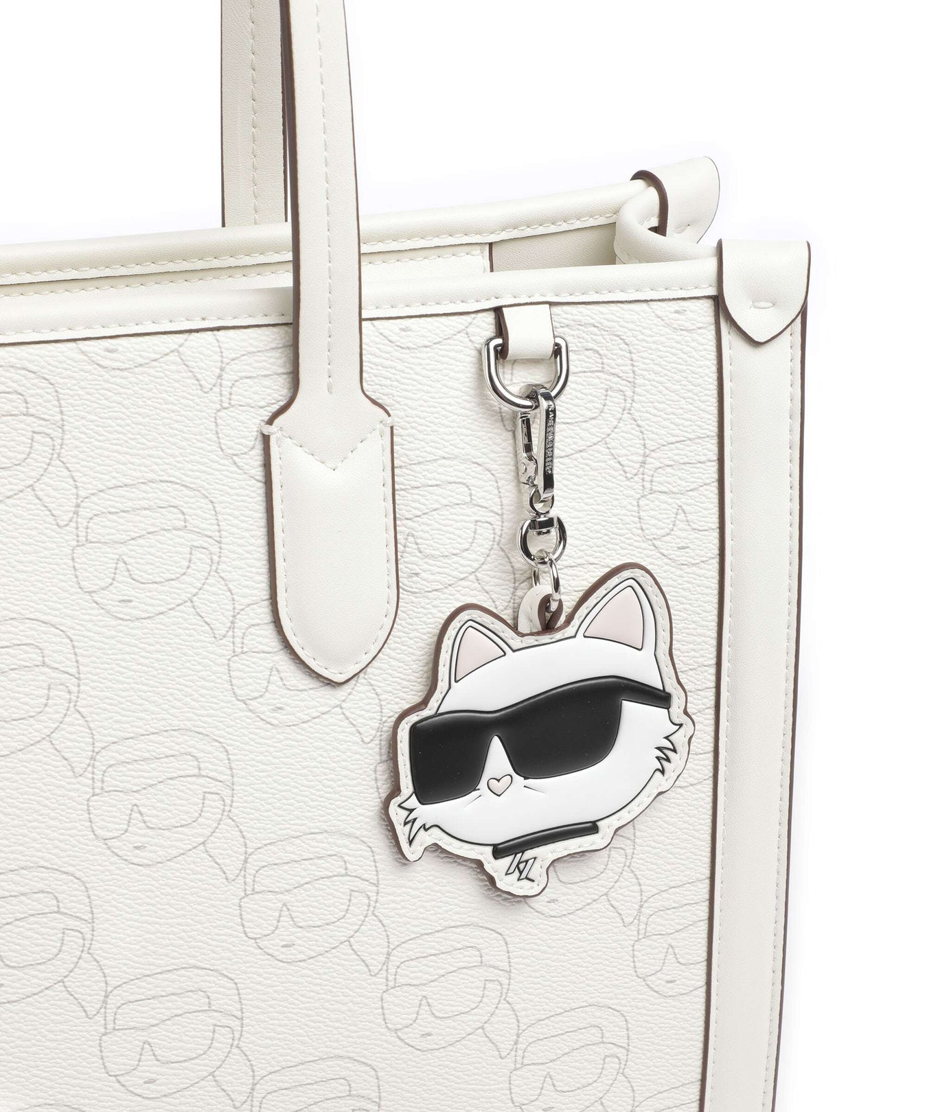 Karl Lagerfeld K/Ikonik Mono Tote bag offwhite