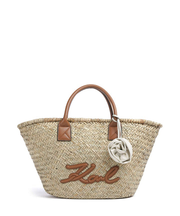 Karl Lagerfeld K/Signature Medium Torebka natural/tan