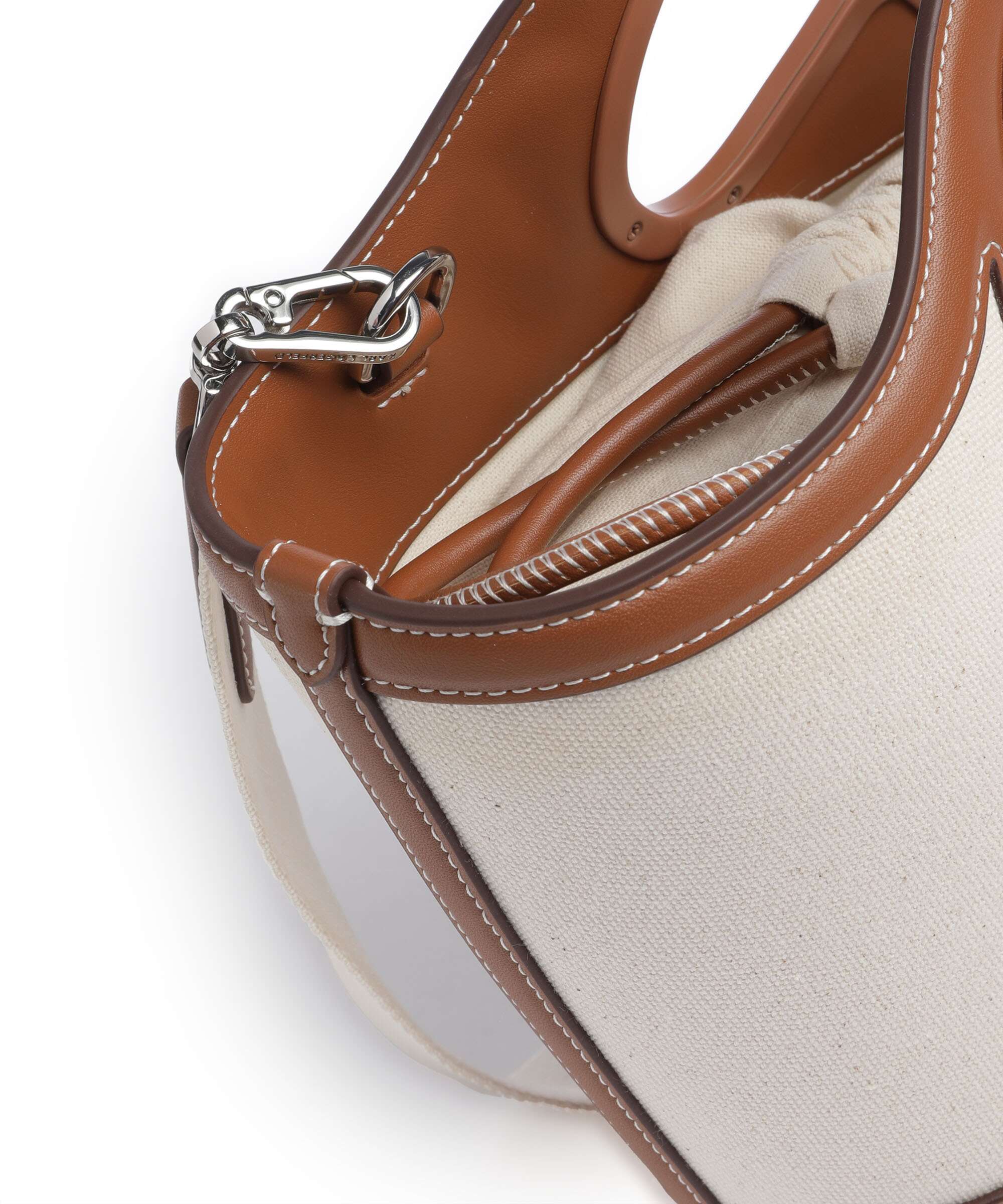 Karl Lagerfeld K/Aviator Crossbody bag natural canvas/tan