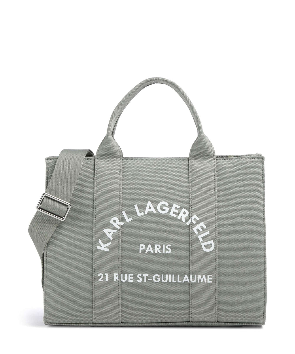 Karl Lagerfeld K/Rue St Guillaume Medium Handbag oil green