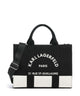 Karl Lagerfeld K/Rue St Guillaume Medium Torebka cannoli cream/black