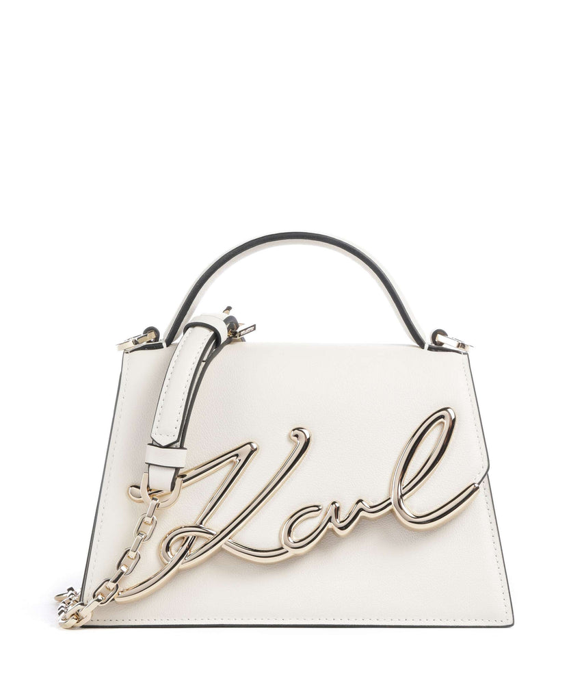 Karl Lagerfeld K/Signature 2.0 Handbag off white