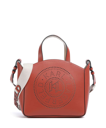 Karl Lagerfeld K/Circle Small Torebka red brick