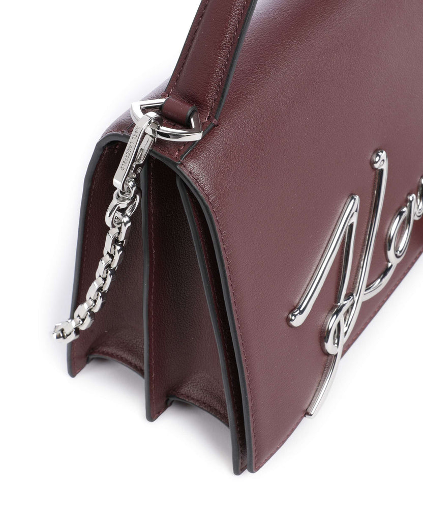 Karl Lagerfeld K/Signature 2.0 Medium Handbag windsor/burgundy