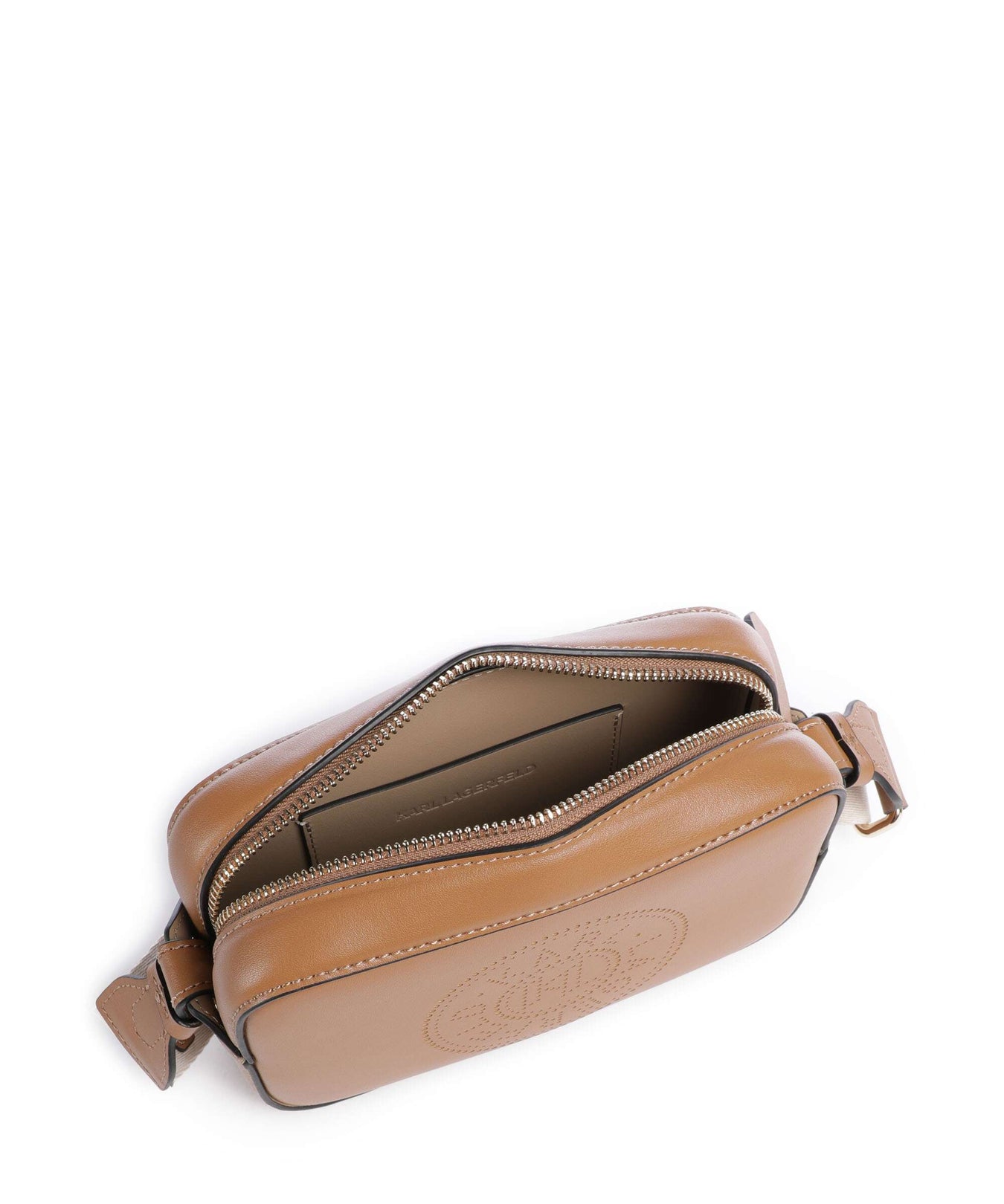 Karl Lagerfeld K/Circle Crossbody bag caramel