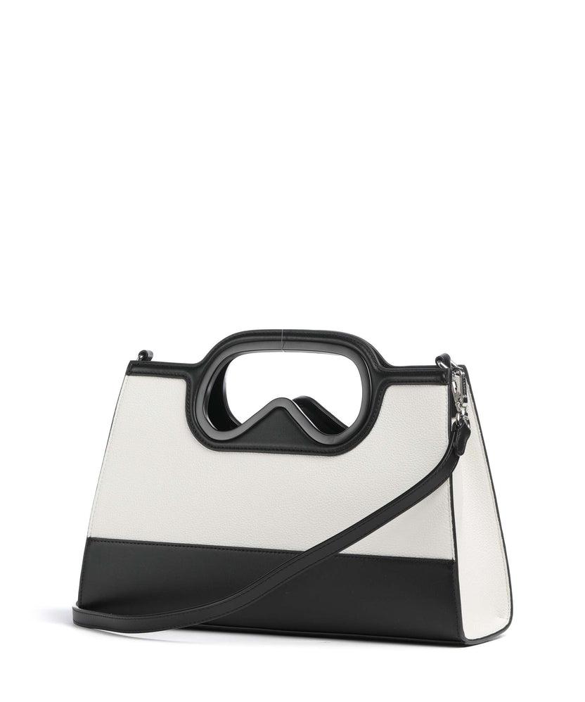 Karl Lagerfeld K/Aviator Handbag white/black