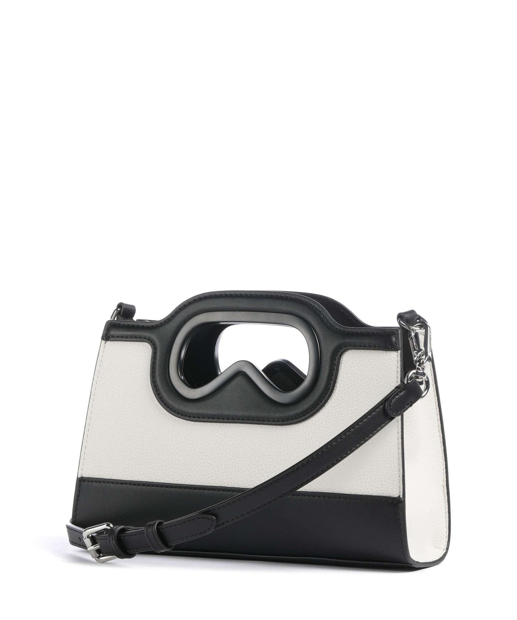 Karl Lagerfeld K/Aviator Mini Crossbody bag white/black