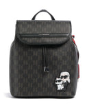 Karl Lagerfeld Ikon Monogram Small Plecak brown/kl mono
