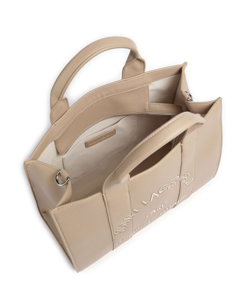 Karl Lagerfeld K/Rue St Guillaume Medium Handbag nougat