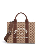 Karl Lagerfeld K/Rue St Guillaume Monogram Medium Torebka monogram nougat brown