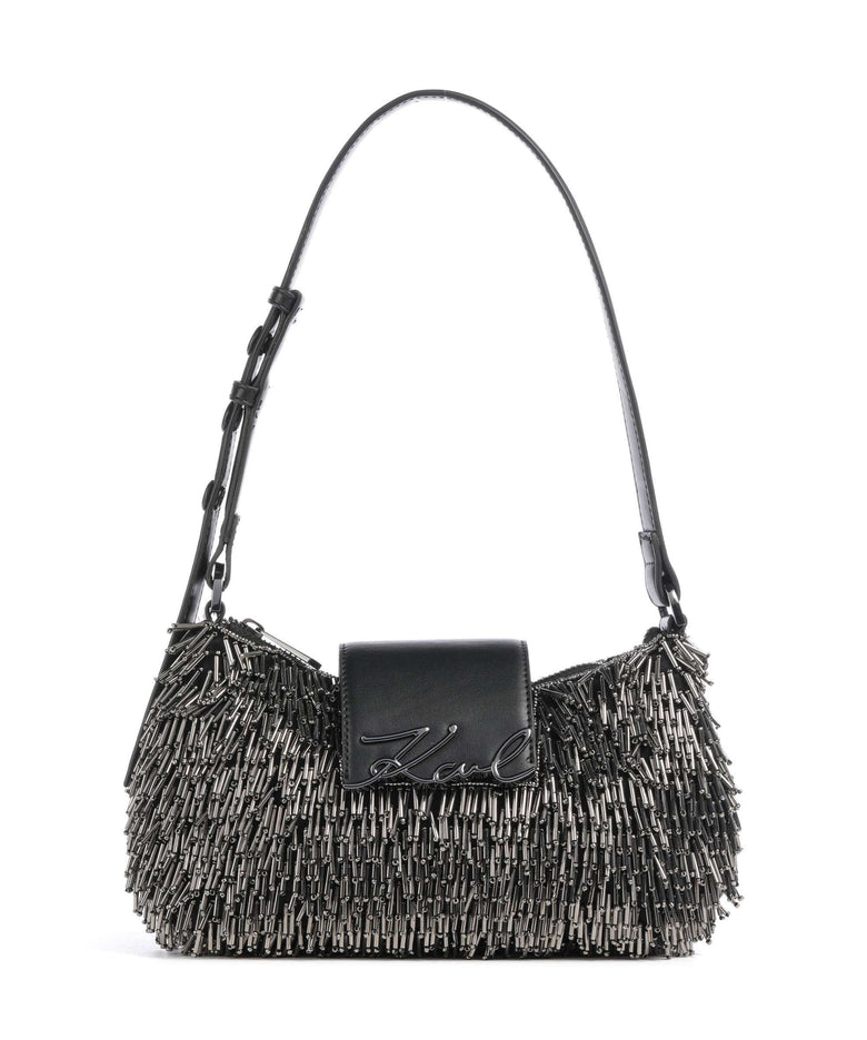 Karl Lagerfeld K/Signature Shoulder bag black embellishment