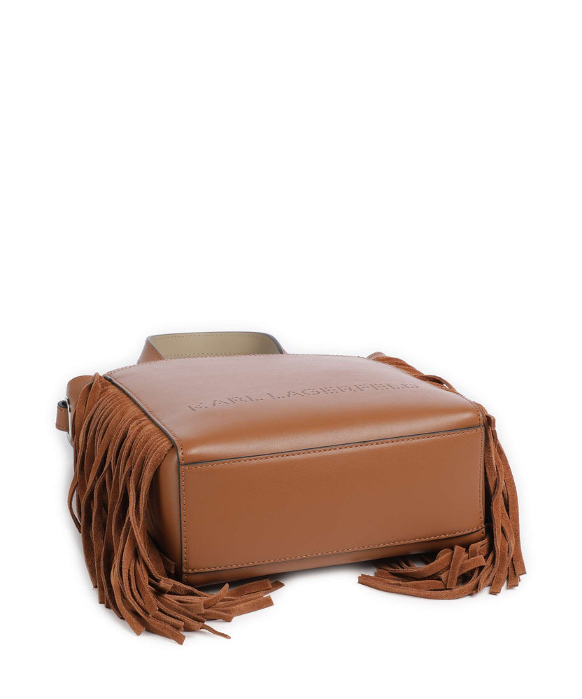 Karl Lagerfeld K/Circle Small Handbag dark tan