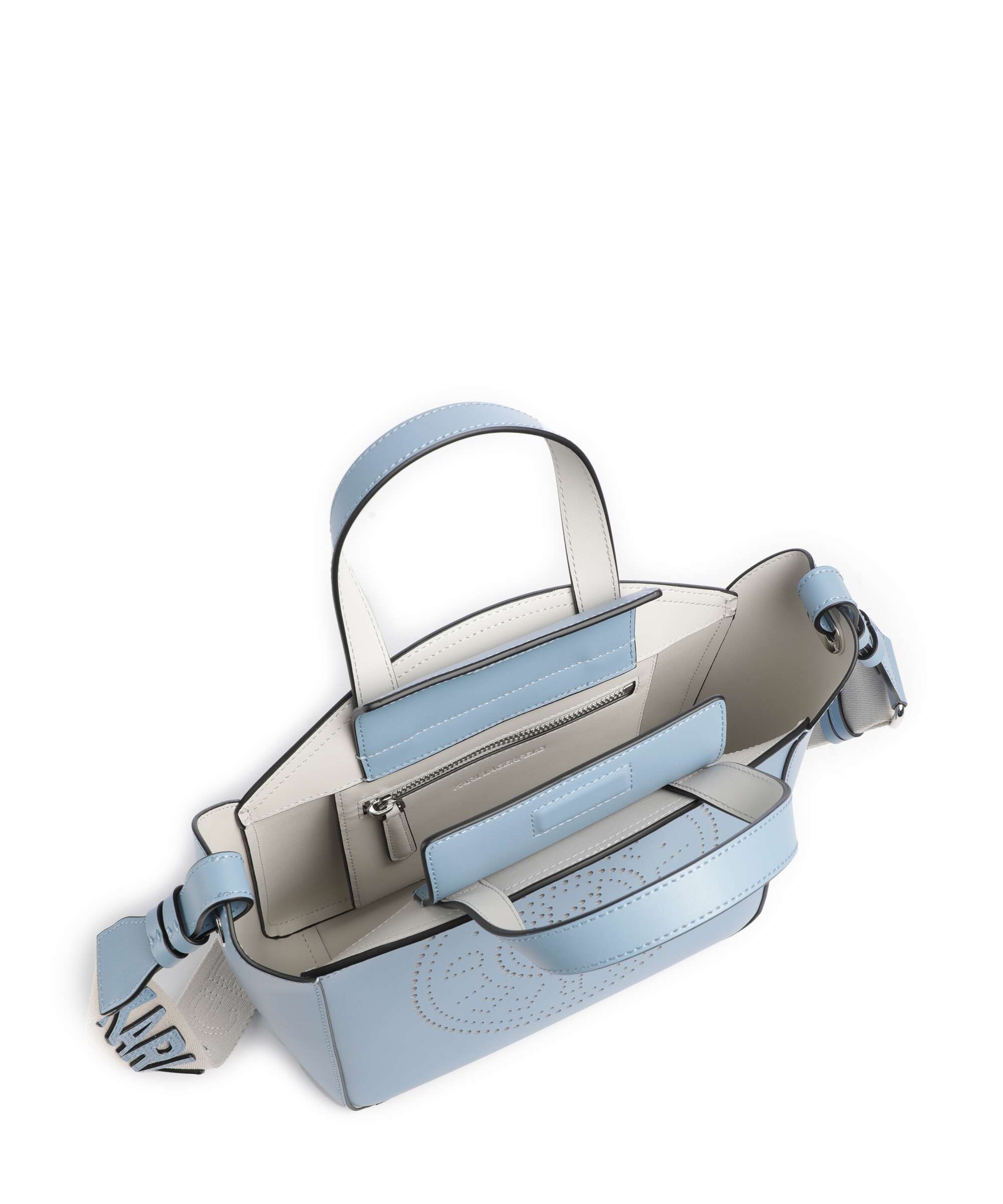 Karl Lagerfeld K/Circle Small Handbag blue bloom