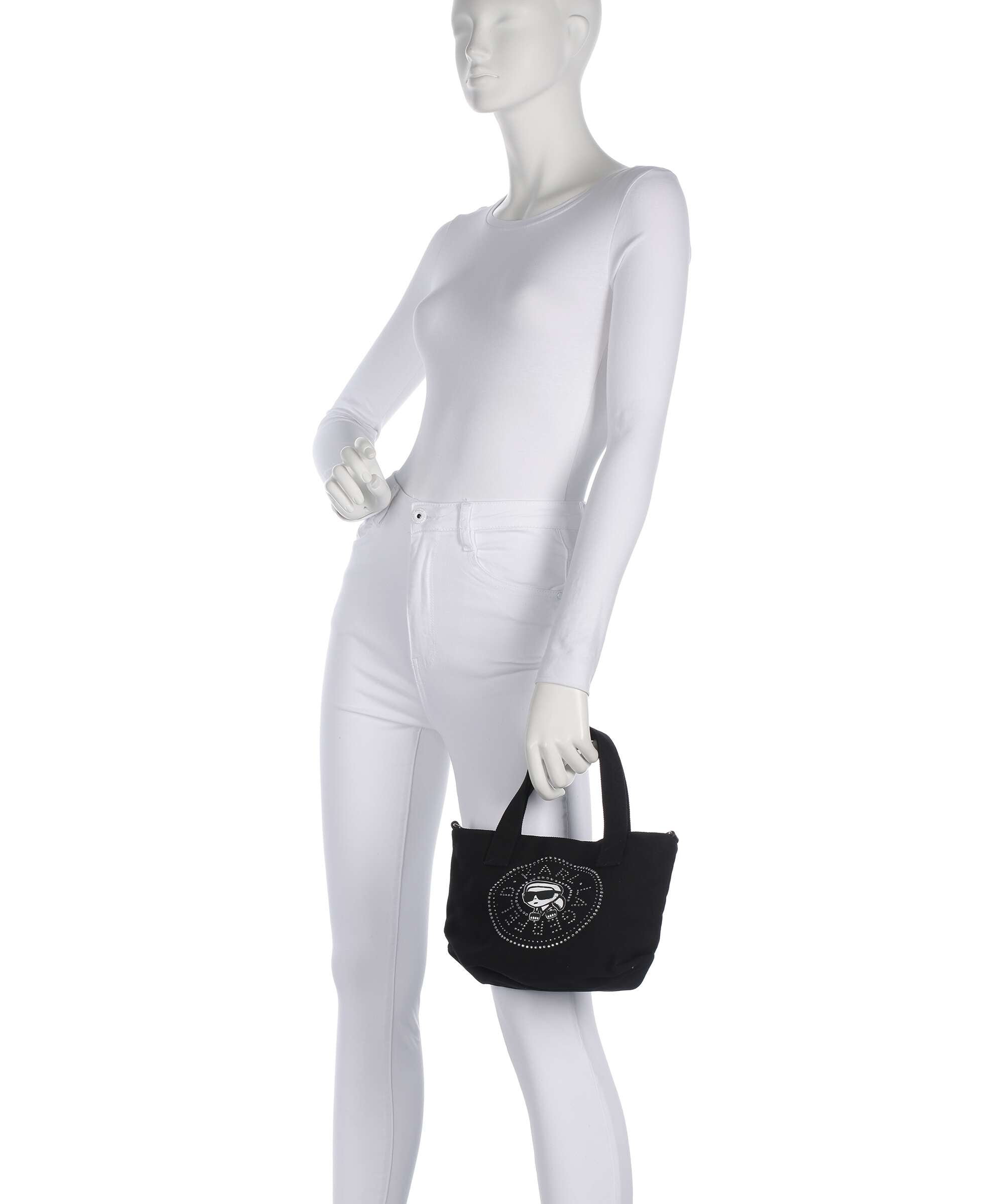 Karl Lagerfeld Ikon Circle Karl Small Handbag black
