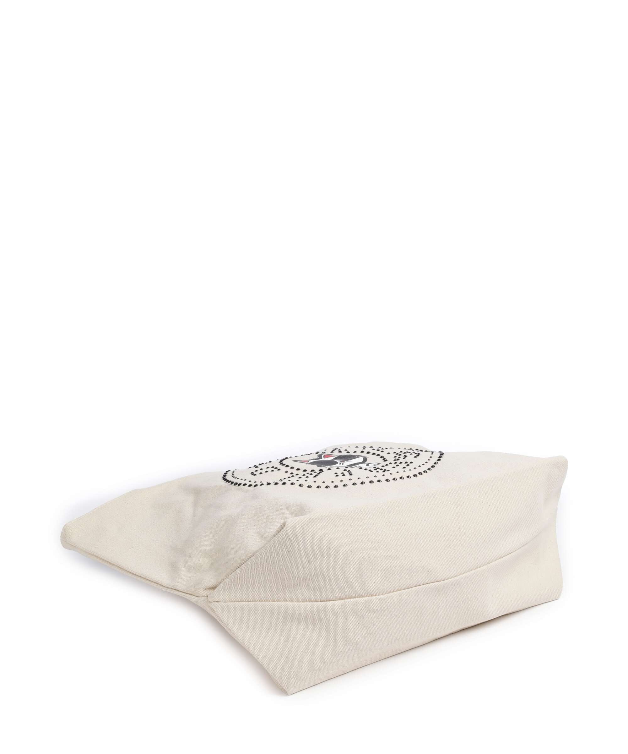 Karl Lagerfeld Ikon Circle Choupette Tote bag off white